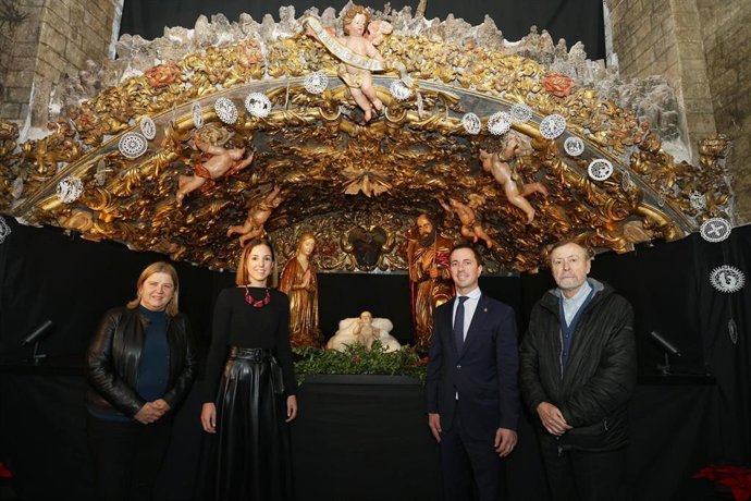 El Consell de Mallorca presenta las piezas restauradas del belén de la Sang