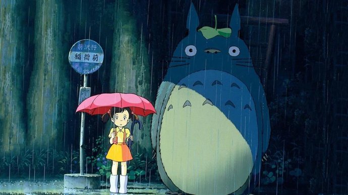 Fragmento de 'Mi vecino Totoro', uno de los títulos cuyo doblaje en catalán ha incorporado Netflix.
