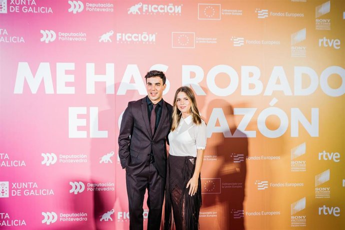 Óscar Casas y Ana Jara en Pontevedra este martes.