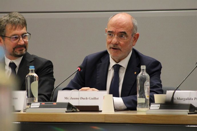 El conseller Jaume Duch