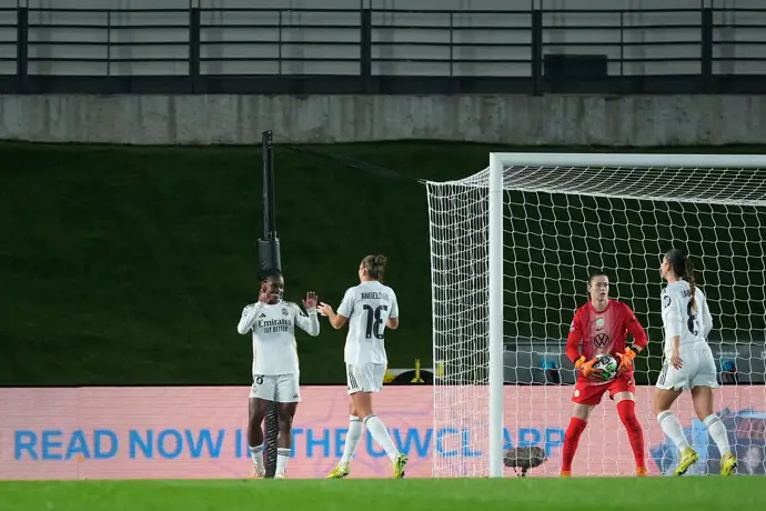 Linda Caicedo celebra un gol. - Oscar J. Barroso / AFP7