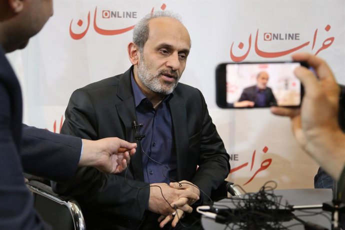 Archivo - 21 de fevereiro de 2024, Teerã, Irã: O diretor da Radiodifusão da República Islâmica do Irã (IRIB), PEYMAN JEBELI, durante uma entrevista na 24ª Iran Media Expo, em Teerã.