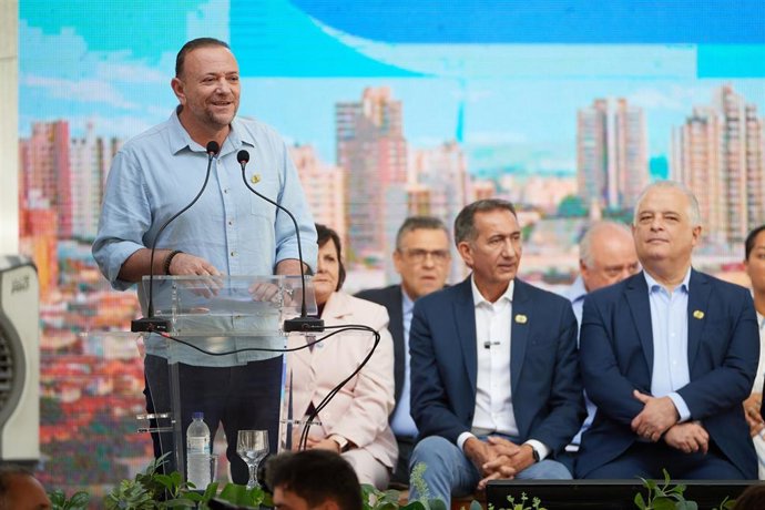 Archivo - El presidente del Partido de los Trabajadores (PT) de Brasil, Edinho Silva