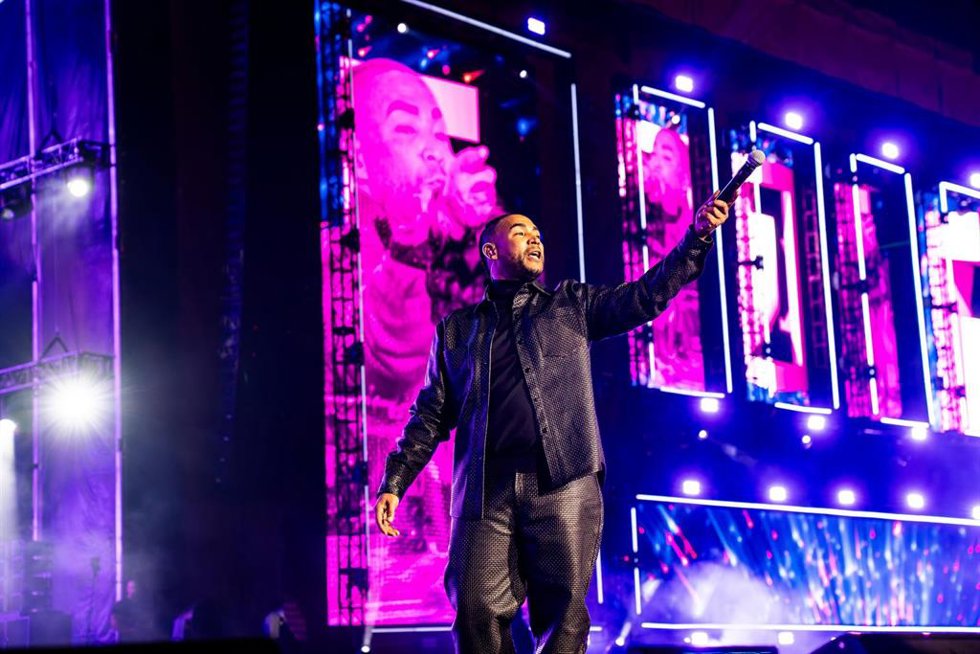 El cantante puertorriqueño Don Omar durante uno de sus últimos conciertos, en noviembre de 2025.