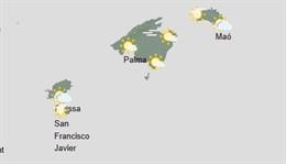 El tiempo hoy, miércoles 10 de diciembre, en Baleares.