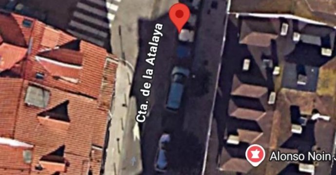 Uno de los puntos de Santander donde se incendiaron contenedores