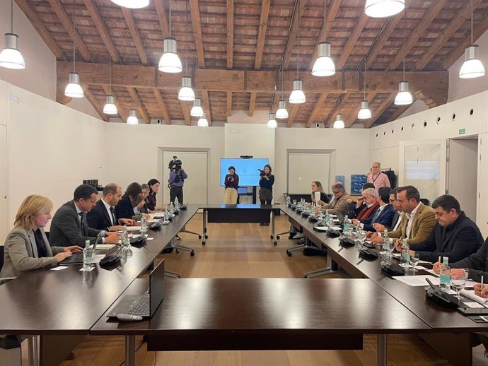 La reunión de Asociación de Jóvenes Agricultores y Ganaderos de Catalunya (JARC) reunida el pasado martes 9 de diciembre.