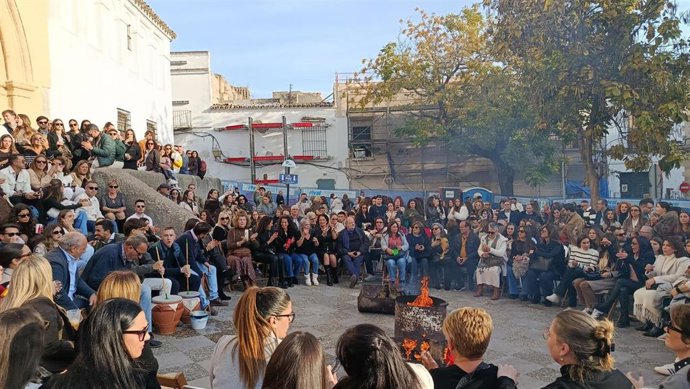 Una zambomba en Jerez de la Frontera (Cádiz) durante la Navidad de 2025