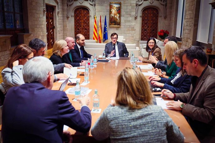 Reunió de seguiment de la PPA presidida per Salvador Illa