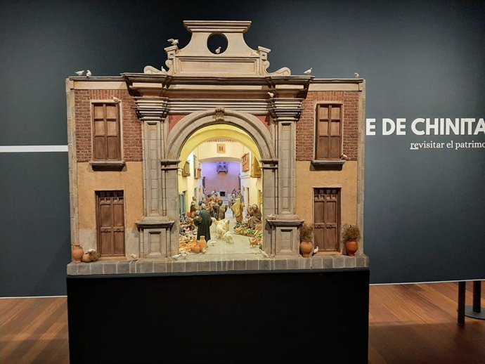 El Museo de Málaga expone un Belén inspirado en el Pasaje Chinitas de la ciudad