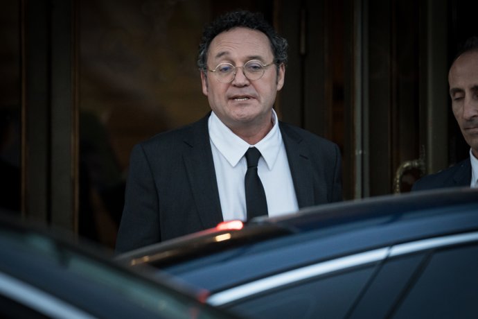 El fiscal general del Estado, Álvaro García Ortiz, a su salida del Tribunal Supremo, a 12 de noviembre de 2025, en Madrid (España).