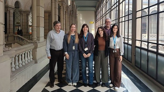 Los investigadores de la UB a cargo del estudio.