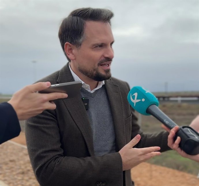 El secretario general del PP de Extremadura, Abel Bautista, en una imagen de archivo