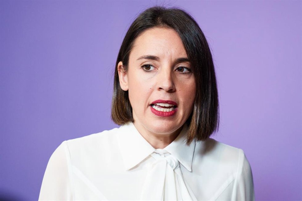 Archivo - La eurodiputada y secretaria política de Podemos, Irene Montero.