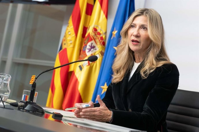 La vicepresidenta del Gobierno de Aragón, Mar Vaquero.