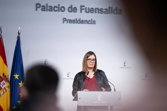 La portavoz del Gobierno de C-LM, Esther Padilla.