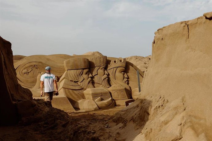 Archivo - El Belén de Arena de Las Canteras (Gran Canaria)