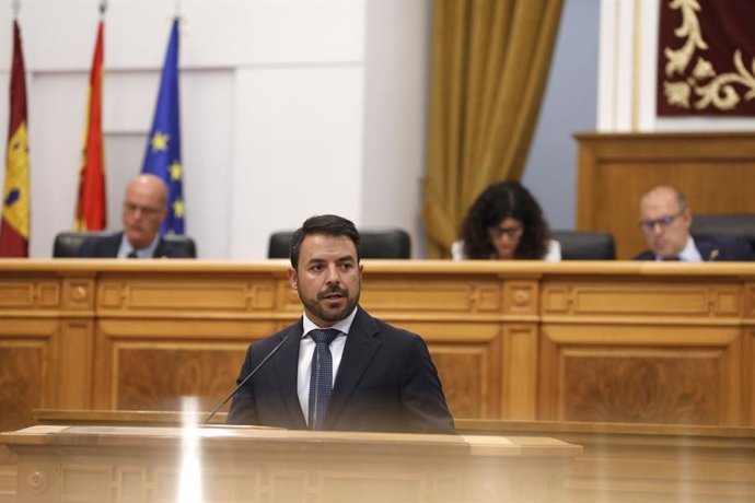 El portavoz de Vox en las Cortes de C-LM, Iván Sánchez.