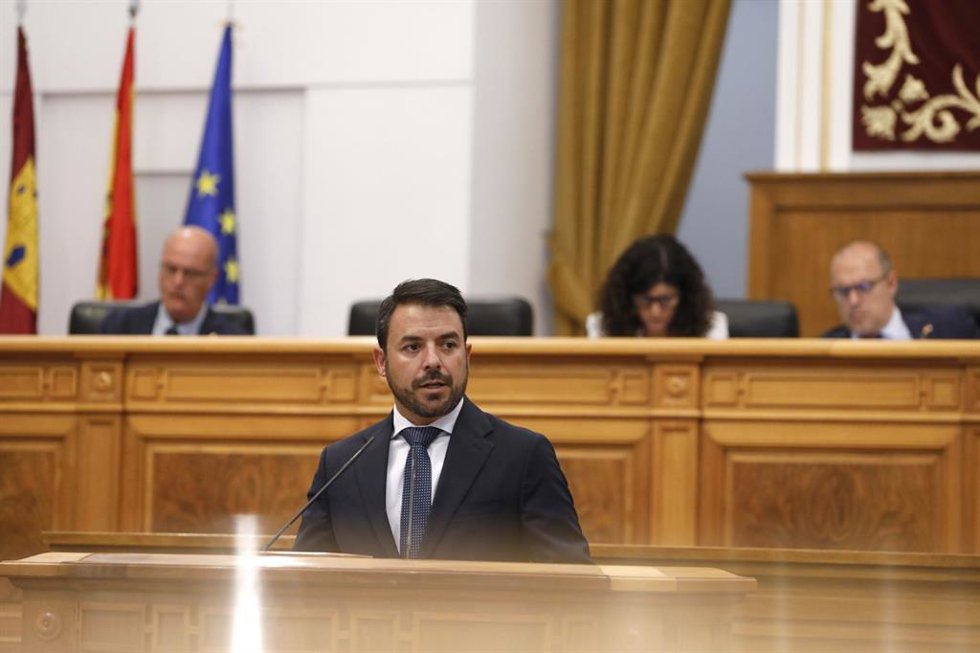 El portavoz de Vox en las Cortes de C-LM, Iván Sánchez.