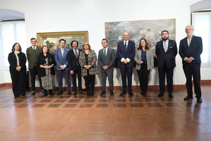 Inauguración de la exposición 'Vicente Cutanda. Un pintor entre dos siglos'.