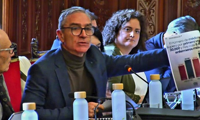 Luis Mariano Camacho durante su intervención