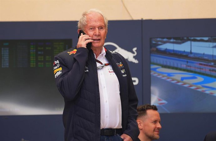 Archivo - El expiloto austriaco Helmut Marko, en el GP de Baréin 2024. 
