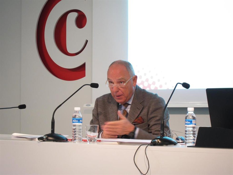Archivo - Javier Taberna, presidente de la Cámara de Comercio de Navarra.
