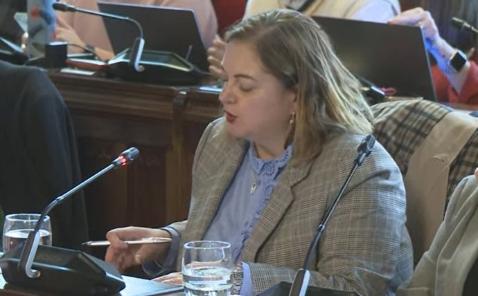 La alcaldesa de Tineo, Montserrat Fernández