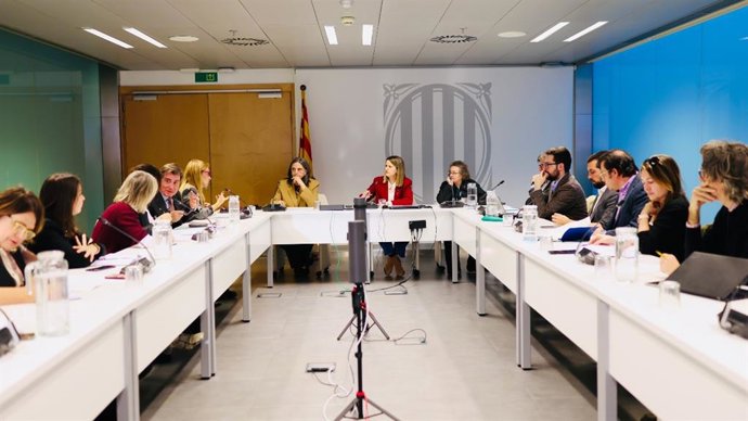 Martínez Bravo durante la reunión.