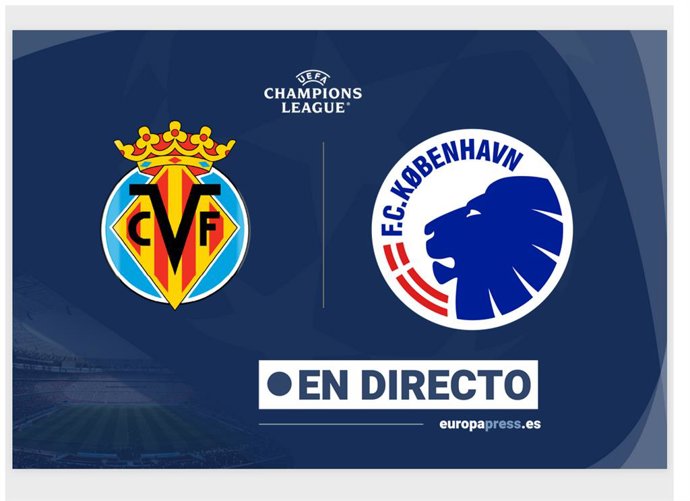 Onces Iniciales confirmados: Villareal - FC Copenhague: resumen y estadísticas del partido de la jornada 6 de Champions