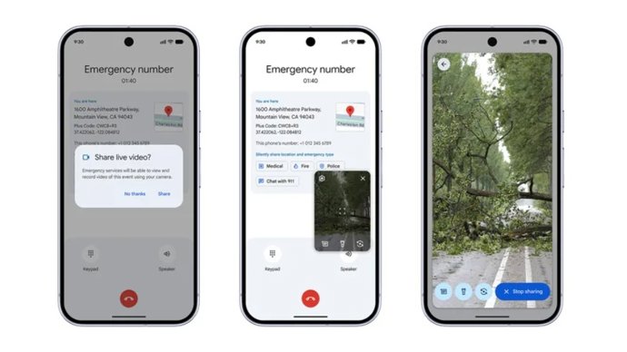 Videollamada en directo para contactar con los servicios de emergencias en Android