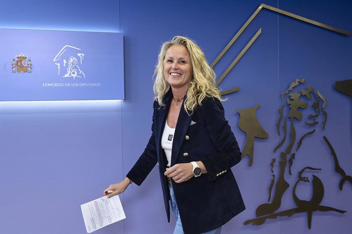 Archivo - Arxiu - La diputada del PSOE Montse Mínguez