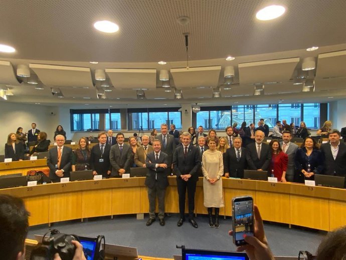 La eurodiputada del Partido Popular Europeo Esther Herranz en el Comité de las Regiones