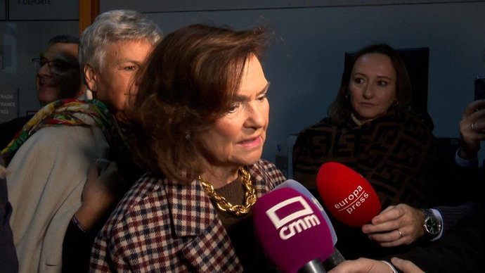 La presidenta del Consejo de Estado, Carmen Calvo, en Toledo.