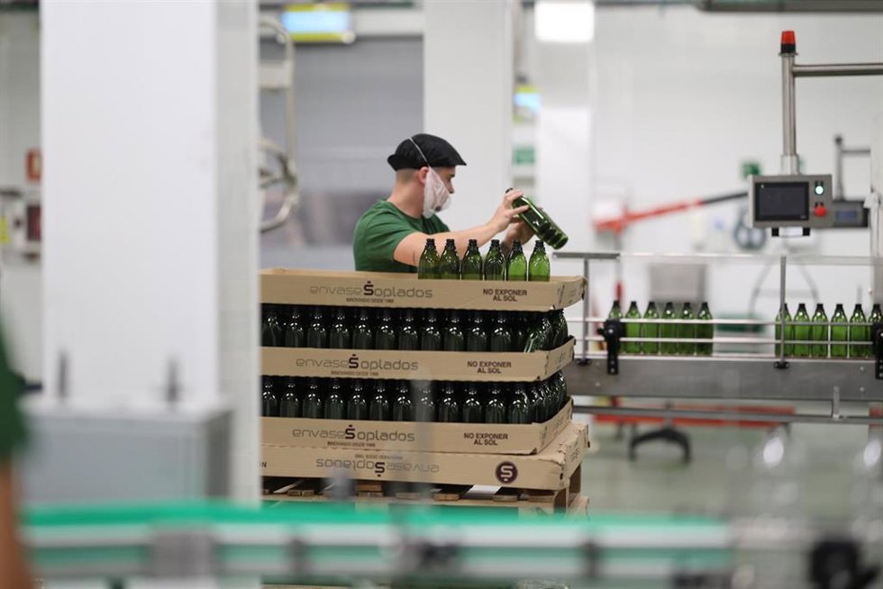 Archivo - Una empresa aceitera.