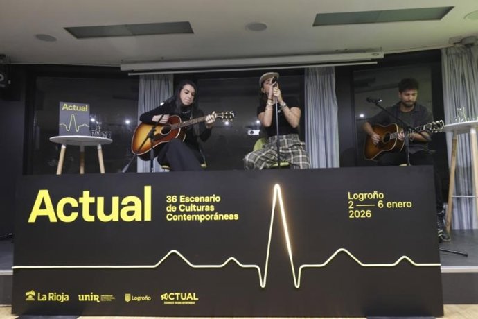 Presentación de Actual en Madrid con actuación de Marlena