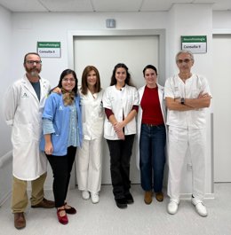 Profesionales del Servicio de Neurofisiología del Hospital Macarena.