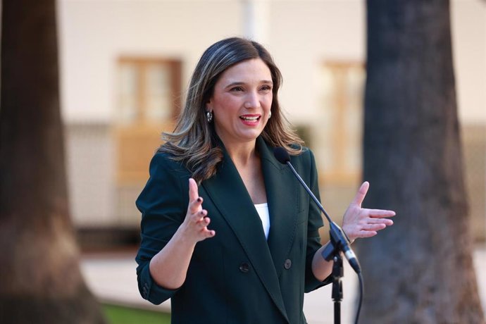 La portavoz parlamentaria del PSOE-A, María Márquez, en una imagen de archivo. 