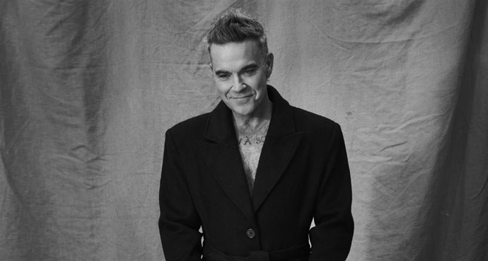 El icónico artista británico de pop Robbie Williams.