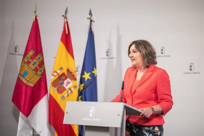 Archivo - La consejera de Economía, Empresas y Empleo, Patricia Franco, comparece en rueda de prensa para dar cuenta de los asuntos tratados en el Consejo de Gobierno.