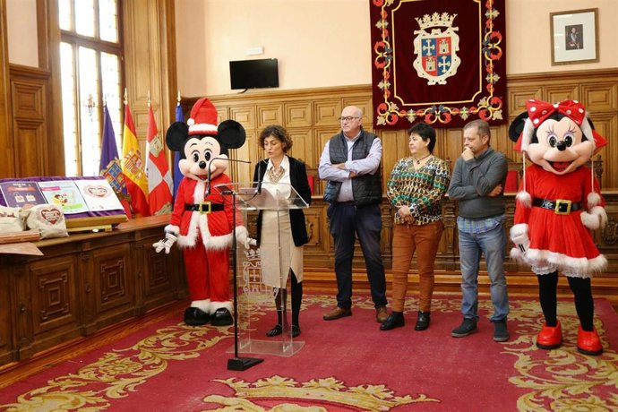 Presentación de la campaña de Navidad del Ayuntamiento de Palencia.