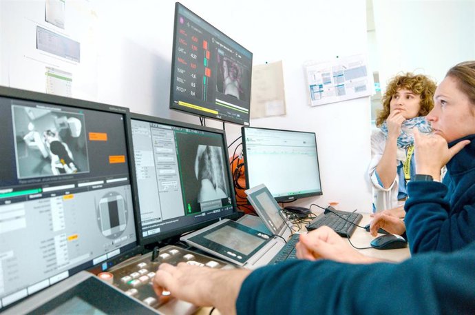 Técnica DIBH, en el Hospital Universitario Virgen del Rocío de Sevilla.