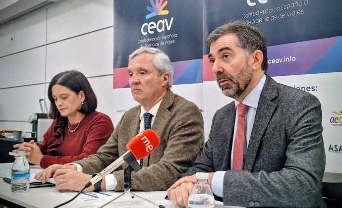Rueda de prensa de la Confederación Española de Agencias de Viajes (CEAV).