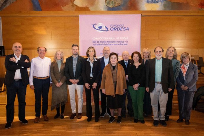 Fundación Ordesa dona 400.000 euros a proyectos para mejorar la salud y nutrición de la infancia más vulnerable