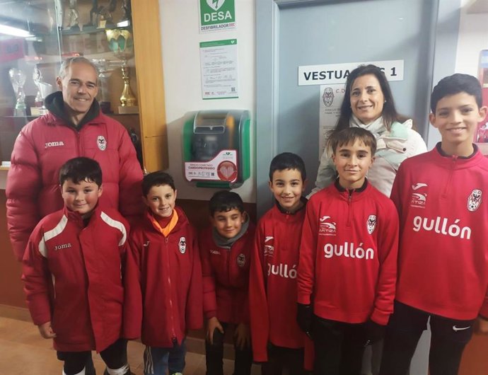 Desfibrilador en las instalaciones deportivas