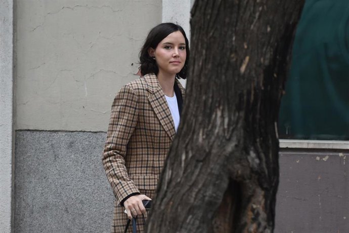 Archivo - La secretaria de Igualdad del PSOE, Andrea Fernández, a su llegada a la reunión de la Comisión Ejecutiva del PSOE, a 13 de noviembre de 2023, en Madrid (España). 