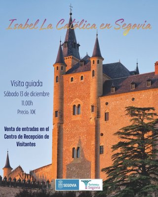 Cartel de la visita.