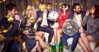 Imatge de recurs d'una festa de Cap d'Any