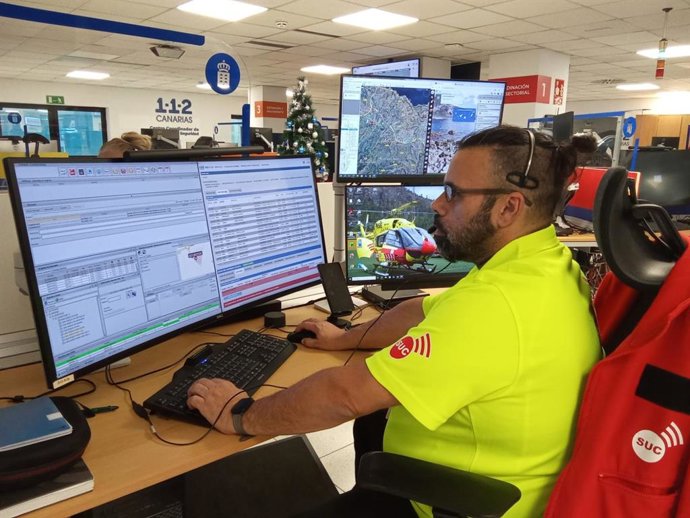 El enfermero coordinador del SUC, Víctor Manuel Suárez