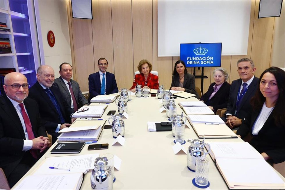 Reunión del Patronato de la Fundación Reina Sofía.